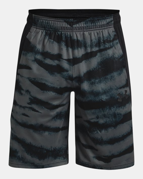 Men's UA Baseline 10'' Printed Shorts, Black, pdpMainDesktop image number 5